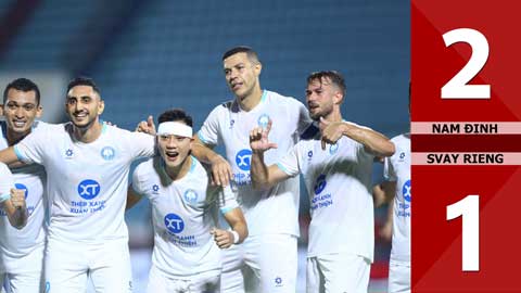 VIDEO bàn thắng Nam Định vs Svay Rieng: 2-1 (Cúp các CLB Đông Nam Á 2026)