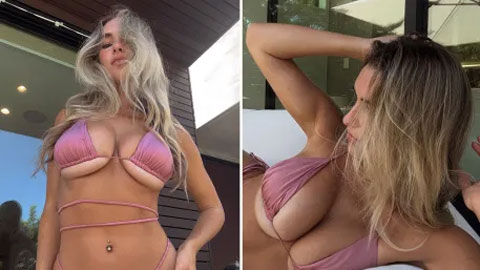 Nữ thần bóng chuyền Kayla Simmons khoe loạt ảnh bikini táo bạo khiến fan trầm trồ
