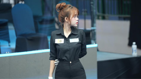 Nữ trọng tài billiards Phan Thị Diễm Quỳnh: Vẻ đẹp sang chảnh khiến phái mạnh say mê
