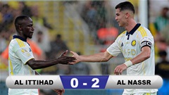 Kết quả Al Ittihad 0-2 Al Nassr: Ronaldo và Mane giúp Al Nassr chiếm ngôi đầu