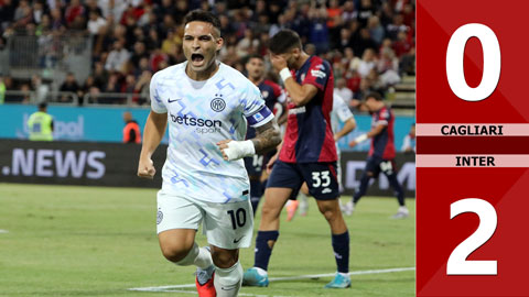 VIDEO bàn thắng Cagliari vs Inter: 0-2 (Vòng 5 Serie A 2025/26)