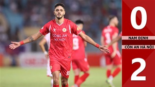 VIDEO bàn thắng Nam Định vs Công an Hà Nội: 0-2 (Vòng 5 V.League 2025/26)
