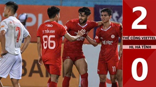 VIDEO bàn thắng Thể Công Viettel vs HL Hà Tĩnh: 2-0 (Vòng 5 V.League 2025/26)