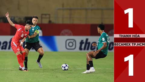 VIDEO bàn thắng Thanh Hóa vs Becamex TP.HCM: 1-1 (Vòng 6 V.League 2025/26)