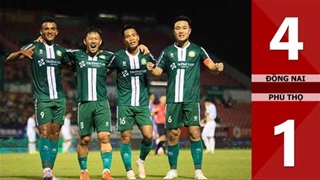 VIDEO bàn thắng Đồng Nai vs Phú Thọ: 4-1
