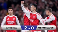 Kết quả Arsenal 2-0 Olympiacos: Hàng công tỏa sáng