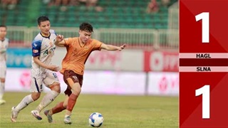 VIDEO bàn thắng HAGL vs SLNA: 1-1 (Vòng 6 V.League 2025/26)