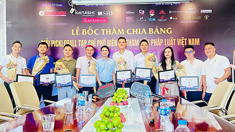 Giải Pickleball Tạp chí Phổ biến và Tham vấn pháp luật Việt Nam tranh Cúp Kaitashi 2025