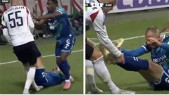 Pha câu giờ siêu dị trong trận Legia Warsaw vs Samsunspor
