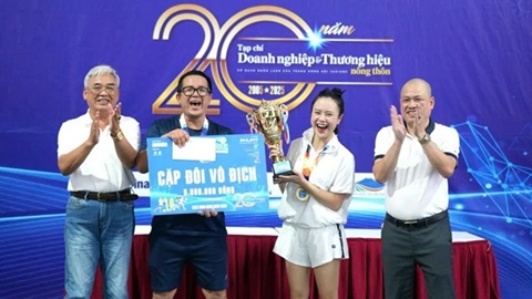 Sôi động Giải Pickleball Báo chí đồng hành cùng doanh nghiệp lần thứ I