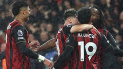 Bournemouth vượt mặt Arsenal, tạm chiếm ngôi Á quân Premier League