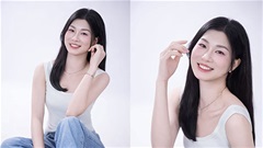 Phụ công bóng chuyền Phạm Thị Hiền khoe nhan sắc như hotgirl 