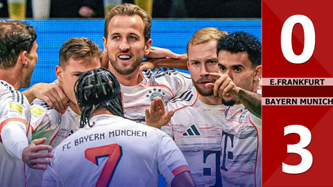VIDEO bàn thắng E.Frankfurt vs Bayern Munich: 0-3 (Vòng 6 Bundesliga 2025/26)