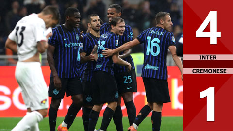 VIDEO bàn thắng Inter vs Cremonese: 4-1 (Vòng 6 Serie A 2025/26)