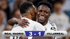 Kết quả Real Madrid 3-0 Villarreal: Chiến thắng nhờ Vinicius và Mbappe