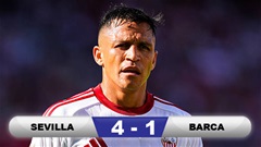 Kết quả Sevilla 4-1 Barca: ĐKVĐ bại trận xứng đáng