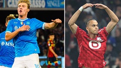 Hojlund giúp Napoli ngược dòng, em trai Mbappe toả sáng cầm chân PSG