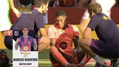 Marcus Rashford bất ngờ nhận giải xuất sắc nhất trận dù Barca thảm bại trước Sevilla