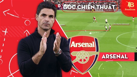 Phát kiến chuyền bóng của Arteta giúp Arsenal trở nên sắc bén