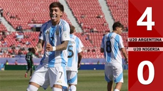 VIDEO U20 Argentina vs U20 Nigeria: 4-0 (Vòng 1/8 U20 World Cup 2025)