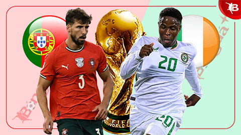 Nhận định bóng đá Bồ Đào Nha vs CH Ireland, 01h45 ngày 12/10: Mở tiệc trên sân nhà
