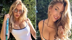 Paige Spiranac gây 'bão mạng' với trang phục gợi cảm trên sân golf