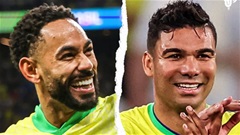 Casemiro và Cunha cùng kiến tạo trong chiến thắng của Brazil