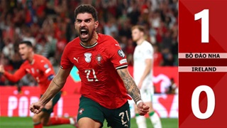 VIDEO bàn thắng Bồ Đào Nha vs Ireland: 1-0 (Vòng loại World Cup 2026)
