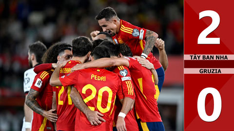 VIDEO bàn thắng Tây Ban Nha vs Gruzia: 2-0 (Vòng loại World Cup 2026)
