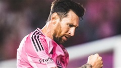 Messi ghi 2 bàn và kiến tạo 1 bàn, Inter Miami áp sát ngôi Á quân