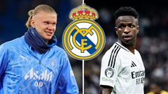 Real Madrid tính bán Vinicius với giá 250 triệu euro, mua Haaland thay thế