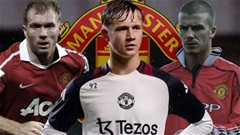 Thần đồng MU được ví von là sự kết hợp của David Beckham và Paul Scholes