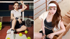 Kiều nữ Sài thành Đăng Thư không ngừng khoe sắc trên sân pickleball