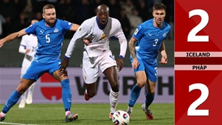 VIDEO bàn thắng Iceland vs Pháp: 2-2 (Vòng loại World Cup 2026)