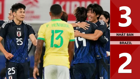 VIDEO bàn thắng Nhật Bản vs Brazil: 3-2 (Giao hữu quốc tế 2025)