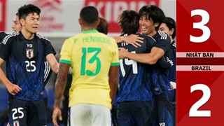 VIDEO bàn thắng Nhật Bản vs Brazil: 3-2 (Giao hữu quốc tế 2025)