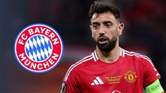 Bayern đặt giá sốc hỏi mua Bruno Fernandes