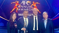 LĐBĐ Việt Nam nằm trong đề cử giải thưởng cao nhất của AFC