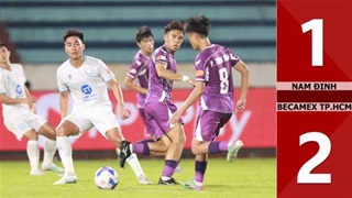VIDEO bàn thắng Nam Định vs Becamex TP.HCM: 1-2 (Vòng 7 V.League 2025/26)