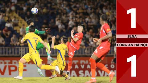 VIDEO bàn thắng SLNA vs Công an Hà Nội: 1-1 (Vòng 7 V.League 2025/26)