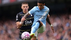 Trực tiếp Man City 0-0 Everton: Hậu vệ đội khách suýt phản lưới nhà