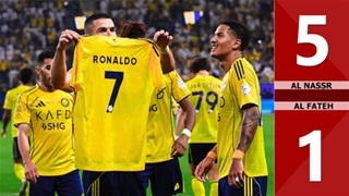 VIDEO bàn thắng Al Nassr vs Al Fateh: 5-1 (Vòng 5 Saudi pro League 2025/26)