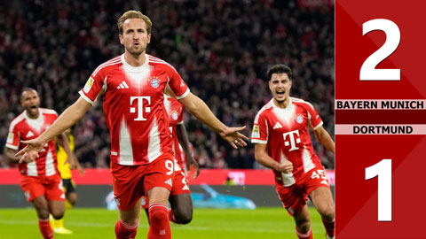 VIDEO bàn thắng Bayern Munich vs Dortmund: 2-1 (Vòng 7 Bundesliga 2025/26)
