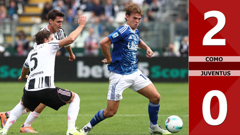 VIDEO bàn thắng Como vs Juventus: 2-0 (Vòng 7 Serie A 2025/26)
