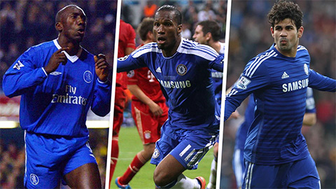Top 5 tiền đạo xuất sắc nhất lịch sử Chelsea: Số 1 không phải bàn cãi