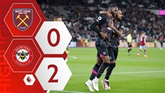West Ham 'rơi tự do', Brentford thắng trận sân khách đầu tiên