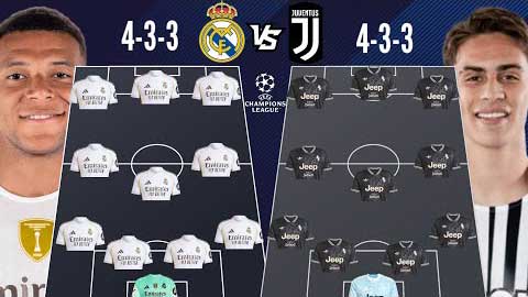 Real vs Juventus sẽ dùng đội hình mạnh cỡ nào tại Champions League?