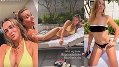 Aryna Sabalenka và Paula Badosa khoe dáng nóng bỏng trong kỳ nghỉ trước WTA Finals