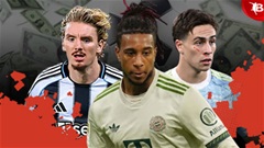 Top 7 ngôi sao tăng vọt giá trị ở mùa này: Sao Newcastle số 1