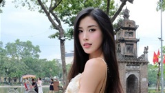 Hot girl bóng chuyền Đặng Thu Huyền khoe dáng nuột